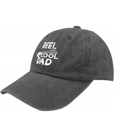 Reel Cool Dad Golf Hat Runners Hat Pigment Black Mens Hats Gifts for Grandpa Cool Cap Pigment Black $8.81 Cowboy Hats